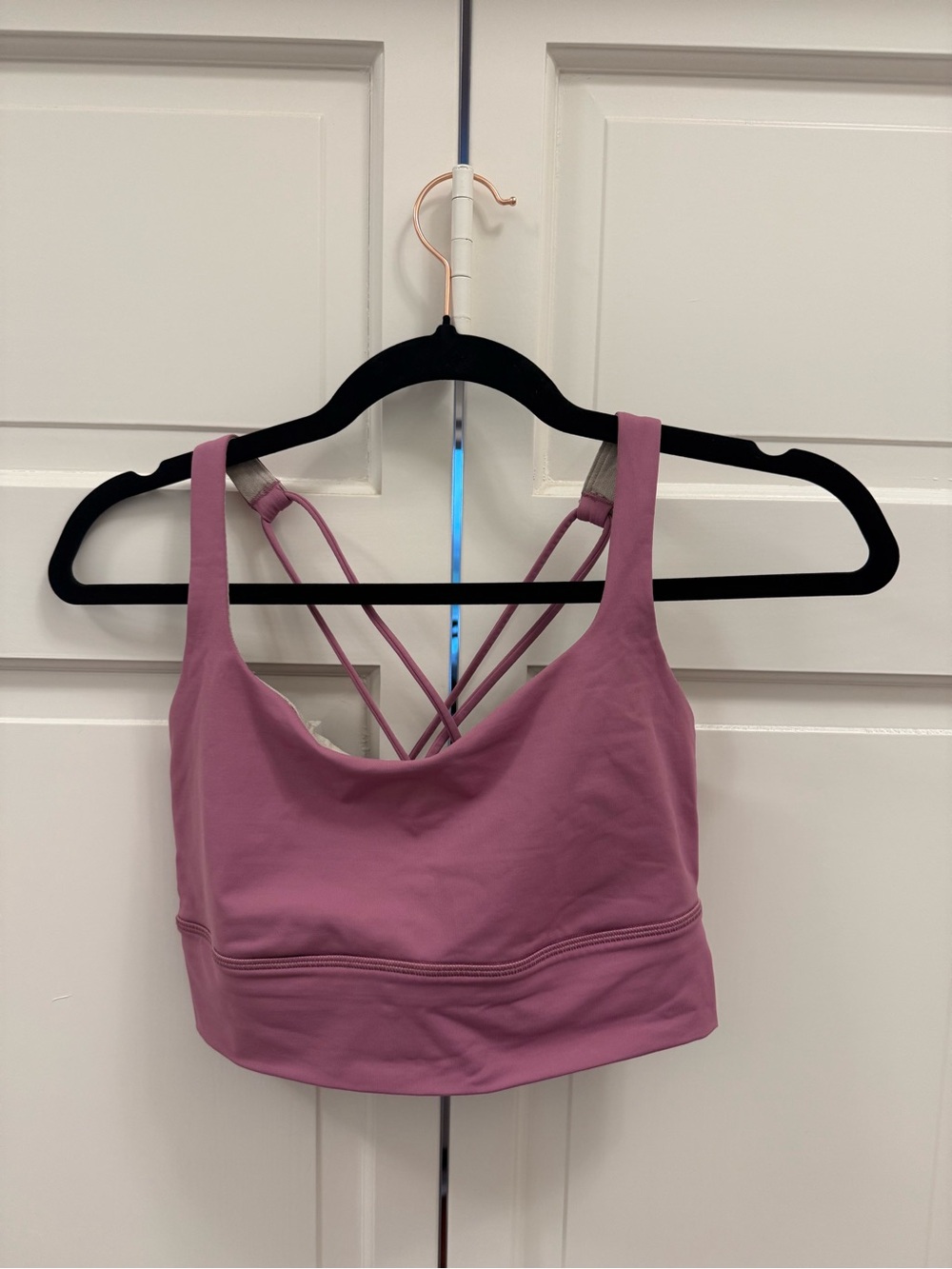 lululemon athletica Mauve Strappy Sports Bra